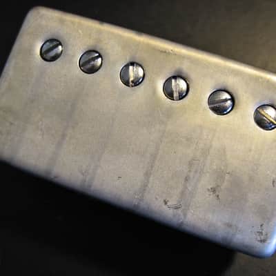 Doyle Coils Aged Nickel Silver PAF Humbucker Covers Set of 2 ~  Vintage Relic'd REAL Nickel Silver image 13