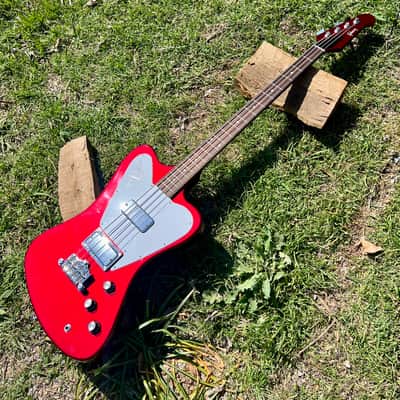 Gibson Non Reverse Thunderbird Bass Guitar 2022 - Sparkling Burgundy image 19
