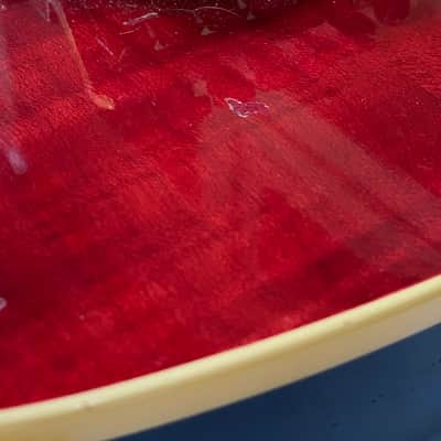 1991 Ernie Ball Music Man Eddie Van Halen EVH Axis Wolfgang Cherry Red image 3