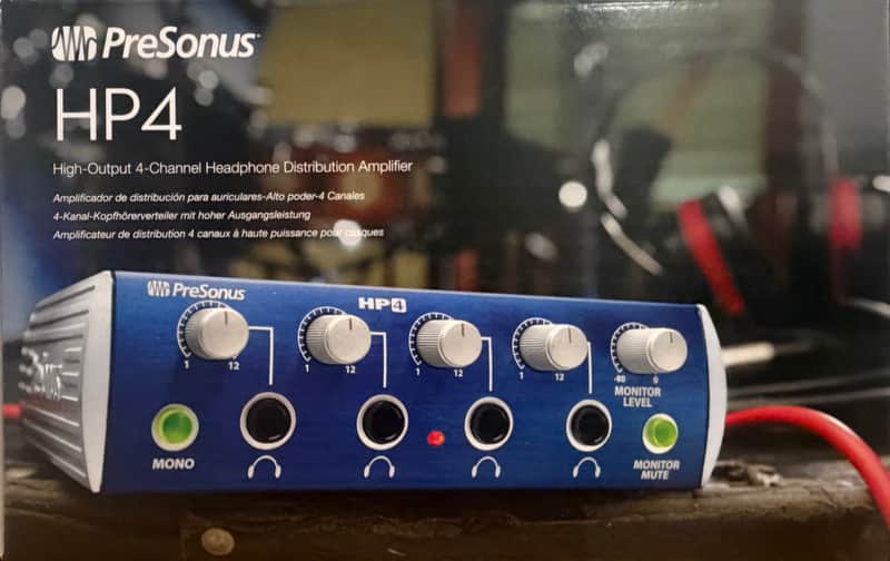 PreSonus HP4 4-Channel Headphone Amplifier — Open Box / Never Used image 1