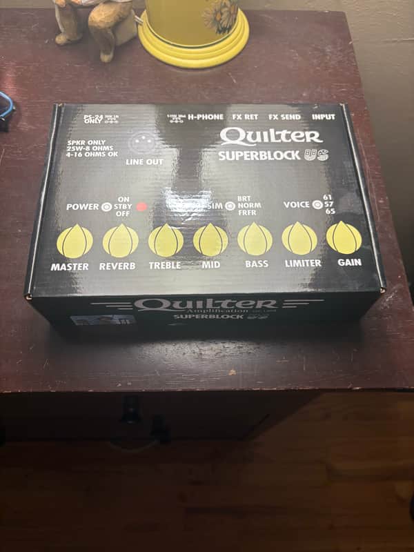 Quilter SuperBlock US 25-Watt Pedalboard Guitar Amp 2021 - Black image 1