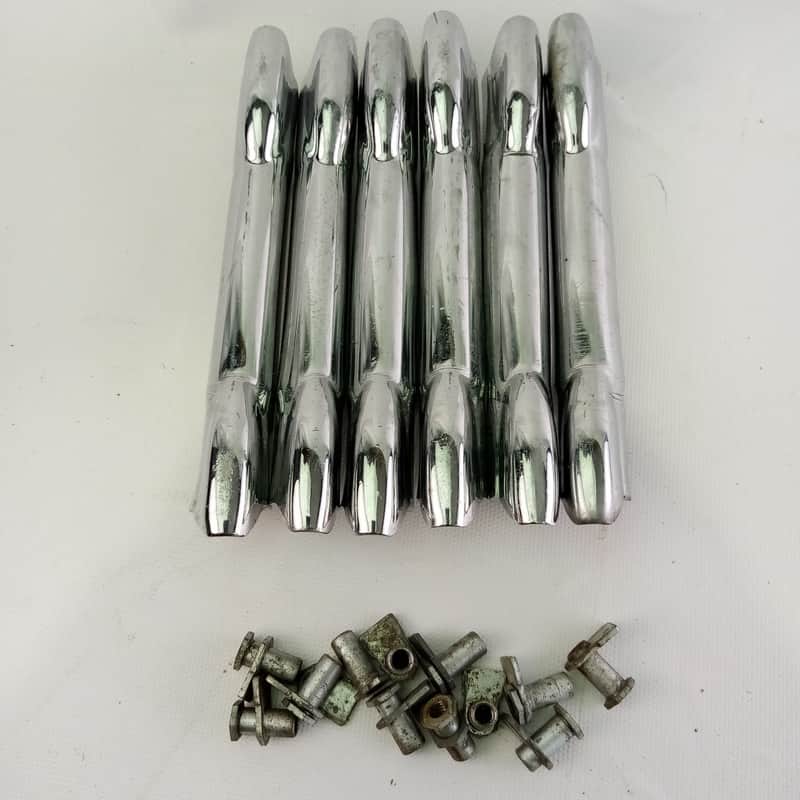 *Premier 6x Bass/Tom Drum 6 1/4"Lugs 70s Diamond Chrome Vintage England Marching image 1