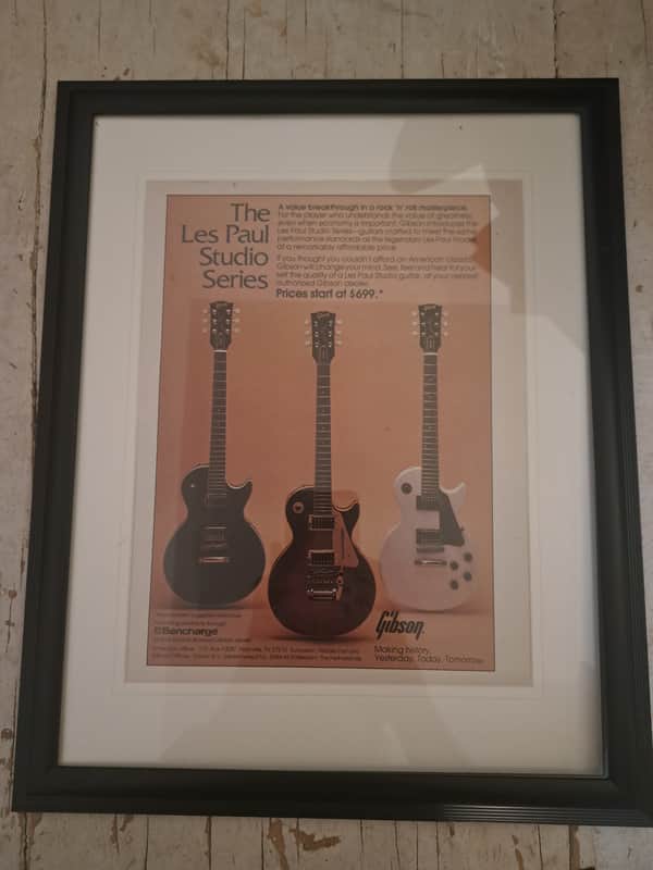 1984 Gibson Les Paul Studio Advertisement Bild 1