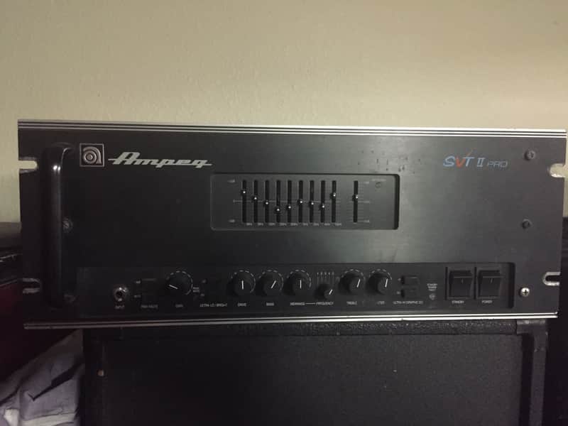 E*s様 ※ジャンク※ Ampeg SVT-2 pro『手渡し限定』 Ampeg SVT-II Pro 300-Watt Rackmount Bass Amp Head | Reverb