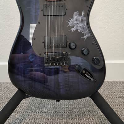 Fender MIJ 70th Godzilla Strat Blue + Matching Godzilla Distortion Pedal — Japan Exclusive Set, Unused image 2