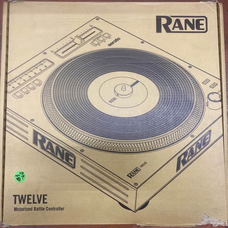 2020 – Present Rane Twelve DJ Turntable Controller Black