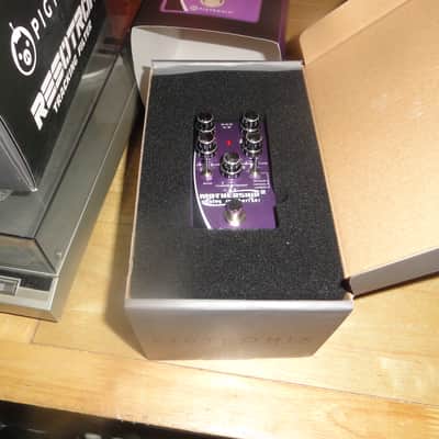 pigtronix pigtronics mothership2 analog synthesizer electric guitar pedal purple image 2