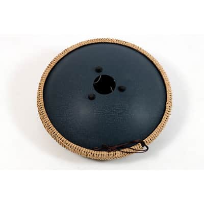 Immagine MEINL Sonic Energy 16" Engraved Octave Steel Tongue Drum, Navy Blue Regular - 2
