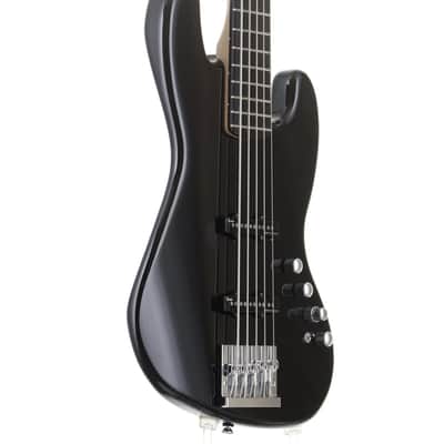 Squier Deluxe Jazz Bass Active V Black Modified, Manufactured in 2018 [ICS18133644] (08/19) image 8