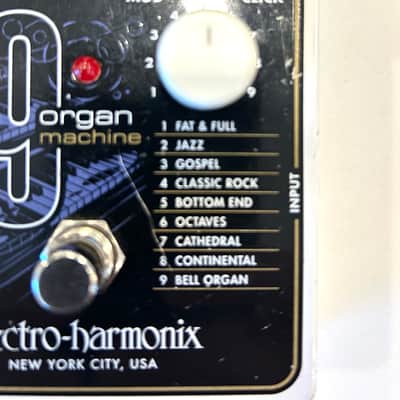 Electro Harmonix B9 Organ Machine Guitar Effects Pedal with 9 Classic Organ Sounds image 3