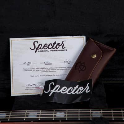 Spector USA Custom NS-2X Bass Guitar - Fire Blackburst image 11