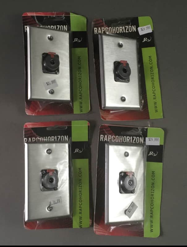 Lot Of 4 Vintage Rapcohorizon Plug Outlet Set 4 Sealed In Package SP-Load-2NJ3P image 1