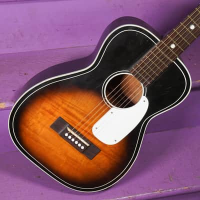 1965 Silvertone 604 (Harmony H929 Stella) Parlor Guitar (VIDEO! Fresh Work, Ready) image 2