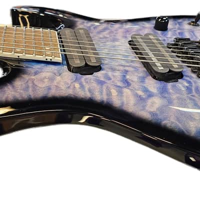 Jackson X Series SLATX8Q MS Soloist Archtop 2019 - Present - Transparent Black Burst image 1