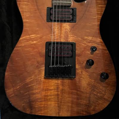 2016 Schecter USA Custom Shop PT CTM Exotic Figured Koa Swamp Ash Natural Gloss image 4