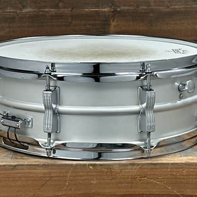 1970s Ludwig No. 404 Acrolite 5x14 8-Lug Aluminum Snare Drum image 8