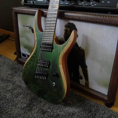 OD Guitars Rhea 7 Multiscale Tropical Green image 1