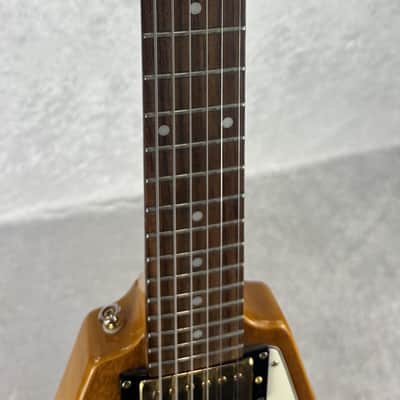 Epiphone Korina Flying V electric guitar with Gibson case image 14