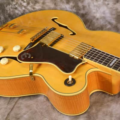 2006 Epiphone Elitist Broadway Guitar in OHSC - Antique Natural image 12