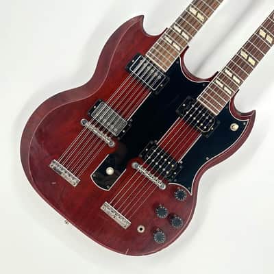 Gibson Custom Jimmy Page 1969 EDS-1275 Doubleneck Collector’s Edition Aged, Played & Signed - Cherry image 2