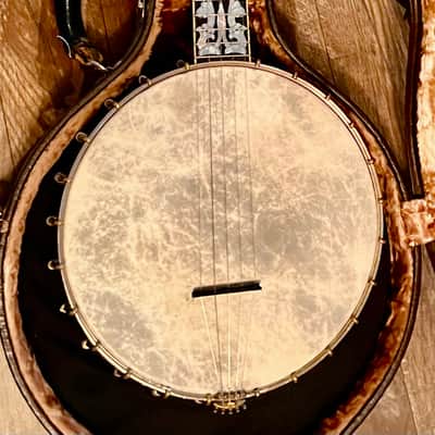 Unger Five String Banjo 1900 - Walnut image 3
