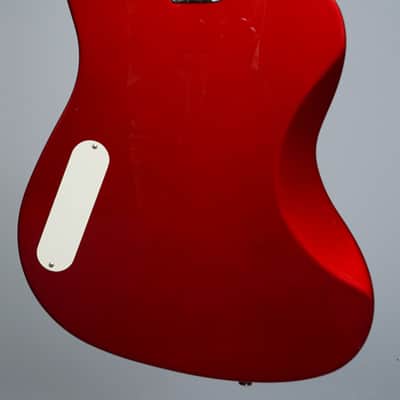 Fender Pawn Shop Reverse Jaguar Bass 2012 - Candy Apple Red image 5