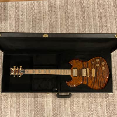 2016 Dean USA Exotic Gran Sport NAMM Show 1-Off Flamed Redwood! w/OHSC image 10