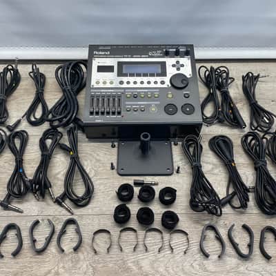 Roland TD-12 Drum Sound Module w/ New Oled Screen, V Expressions Masters Picks Exp, Full Set of Cables, 1/4 Headphone Adapter, 8 Velcro Strips, 10 Cable Clips & Rack Mount Plate