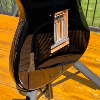 2015 Fender Jimi Hendrix Artist Series Stratocaster – Black/Maple – Upgraded Seymour Duncan Loaded Pickguard image 7