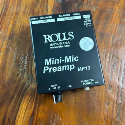 Rolls MP13 Mini Microphone Preamp 2010s - Black image 7
