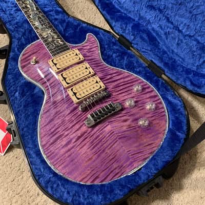 DRAGON 🐉🐲! 2025 Gibson Custom Shop Les Paul Dragon Purple Denim Blue Trans Violet Pink Flame Top TV White Ebony Classic White CustomBuckers M2M Made To Measure Ultima Modern Supreme Burst Abalone Master Artisan Collector’s Limited Edition Figured image 24