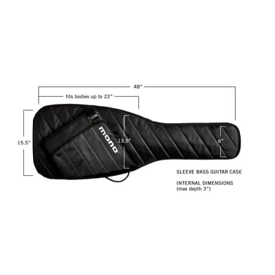 MONO M80-SEB-BLK Bass Sleeve - Black image 7