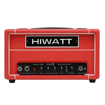 Hiwatt Hi-5 5-Watt Tube Head - Red image 1