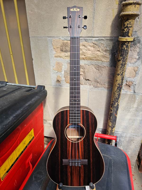 Kala KA-eby-B Baritone ukulele - Ebony image 1