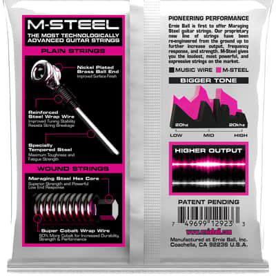 ERNIE BALL 2923 Slinky M-SteelSuper 09-42 Saiten für E-Gitarre image 2