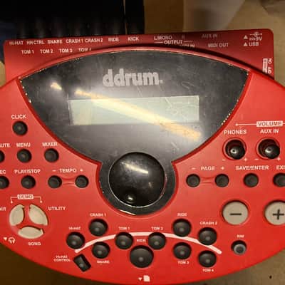 ddrum DD5X Electronic Drum Set 2014 - Red/Black image 7