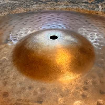 Zildjian K CUSTOM ORGANIC Ride 21” THINNER ONE! 2414 g RAW TOP & BRILLIANT UNDERSIDE! Why Pay $580? image 5