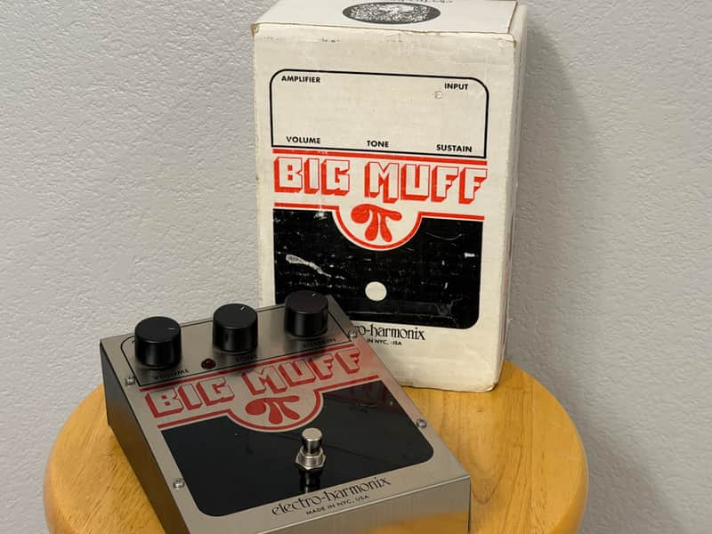 Electro-Harmonix Big Muff Pi V9 frantone era 2000’s - Silver / Black / Red image 1