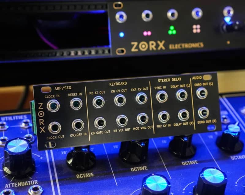 Zorx 1U Through for Easy Access to CV ins for Moog Matriarch, Pedals image 1