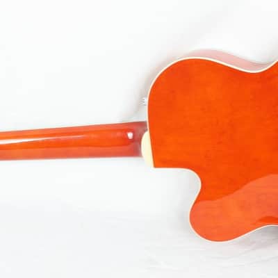 Gretsch Electromatic G-5440-LSB G5440 Hollow Body Electric Bass Guitar 2013 Orange image 2