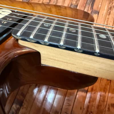 Fender American Deluxe Telecaster HH QMT 2004 - Quilted Maple Top, Sunburst - Arcane Brownbucker pickups image 10