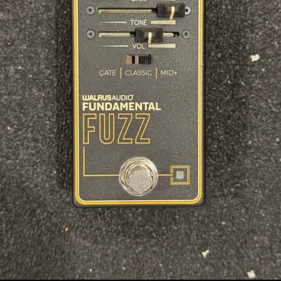 Walrus Audio Fundamental Fuzz 2023 - Present - Black / Orange image 1