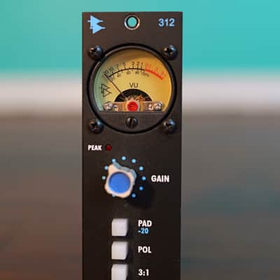 API 312 500 Series Mic Preamp Module 2020 - Present - Black image 5