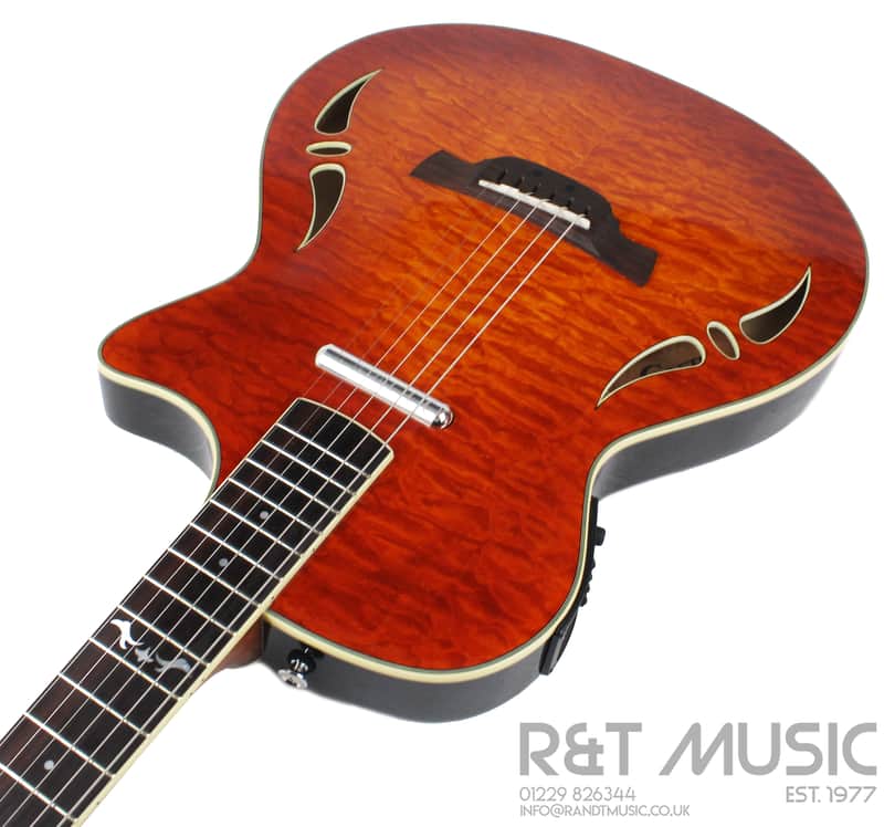 【貴重】CRAFTER クラフター SA-QM OS エレキギター セミアコ 貴重】CRAFTER クラフター SA-QM OS エレキギター セミアコ