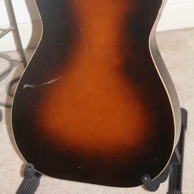 1930s -70s vintage USA Dobro resonator slide guitar nice square neck National with case image 19