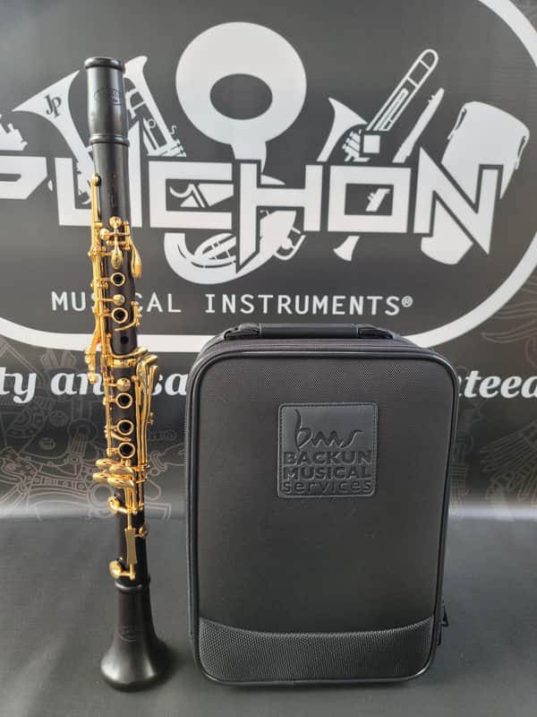 Backun Protege Bb Grenadilla Wood  & Gold Plated Keys Clarinet - Professional