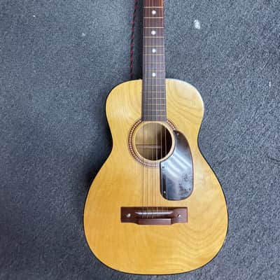 Silvertone S-69-1C  Model No. 319.12079 Made in USA w/Gig bag  - Natural image 1