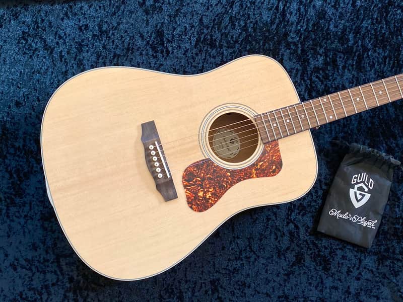 New Guild D-240E Dreadhnaught Westerly Collection , Pro Setup With Deluxe Gig Bag Ships Worldwide image 1