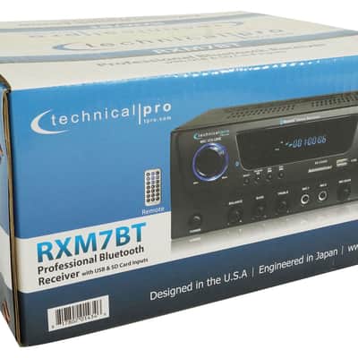 Technical Pro RXM7BT 1000w Home Receiver Bluetooth Amplifier Amp w/USB/SD/FM image 7