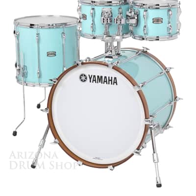 Yamaha New Recording Custom 4pc Drum Shell Set SURF GREEN w/ 20" Bass Drum (RC0F40JSFG) IN STOCK! image 2